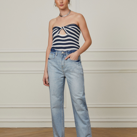 Calça Jeans Reta Rock 3d