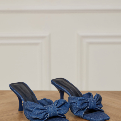 Mule Amarração Jeans