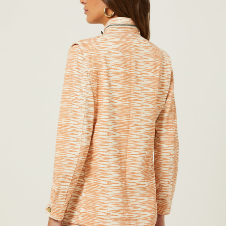 Parka Sarja Estampa Santorini