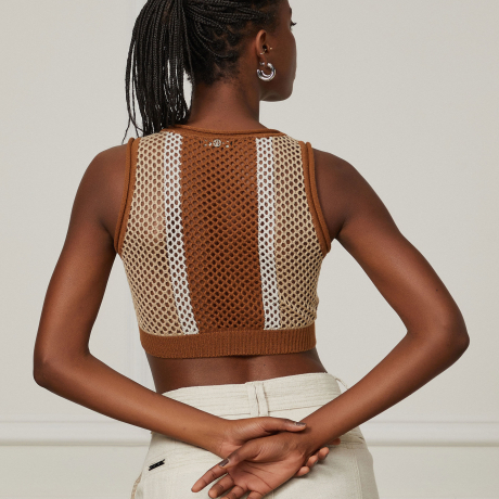 Top Tricot Rede Listrado