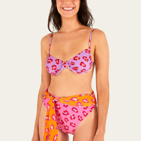 Biquíni Estampado Patch Onça Mix