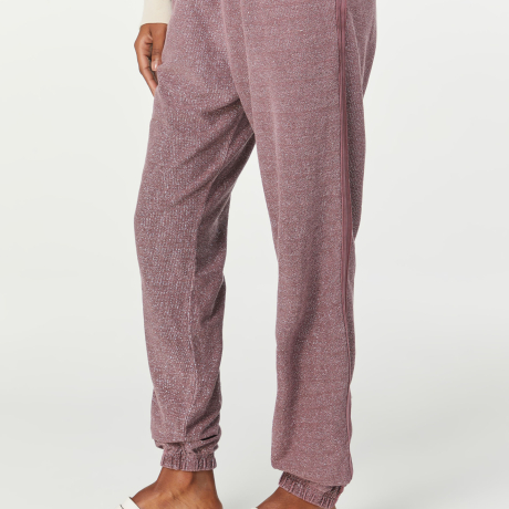 Calça De Malha Com Lurex
