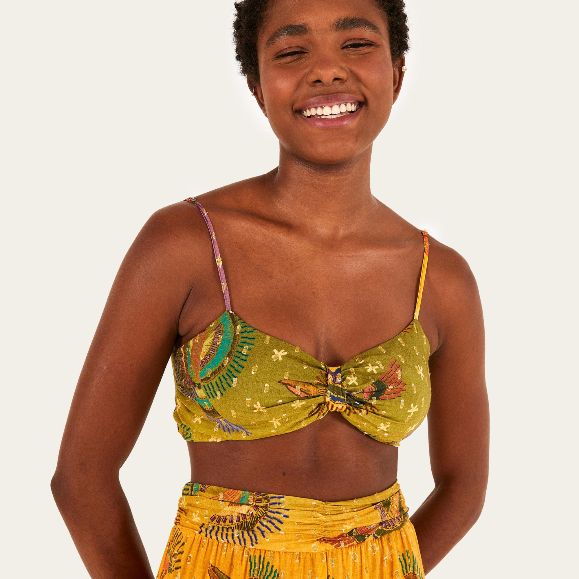 Top Estampado Arara Love