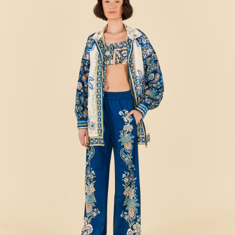 Calça Estampada Desejo De Abacaxi
