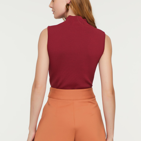 Short De Malha Nude Bronze