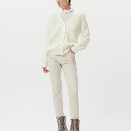 Cardigan De Tricot Manga Longa Cardigan De Tricot Manga Longa