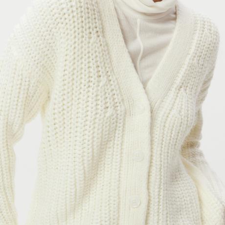 Cardigan De Tricot Manga Longa Cardigan De Tricot Manga Longa