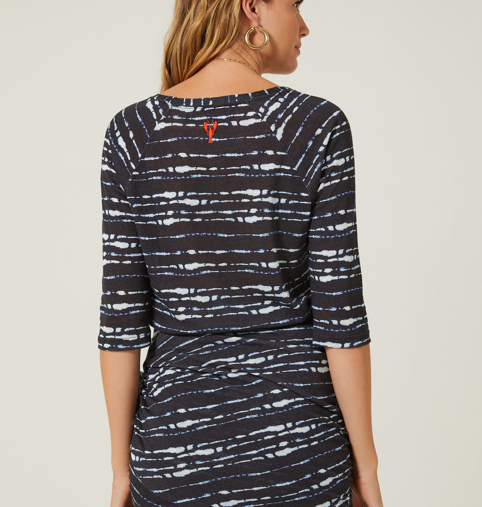Saia Curta Estampa Barbados
