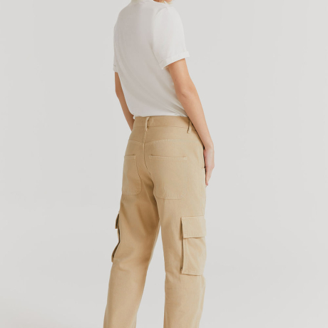 Calça Jeans Emmy Bege Macadamia