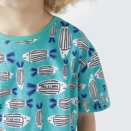 Camiseta Malha Peixe Vivo Camiseta Malha Peixe Vivo