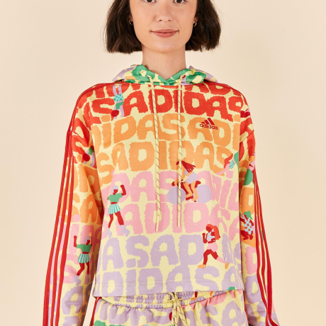 Moletom Adidas Estampado In Movement Pastel