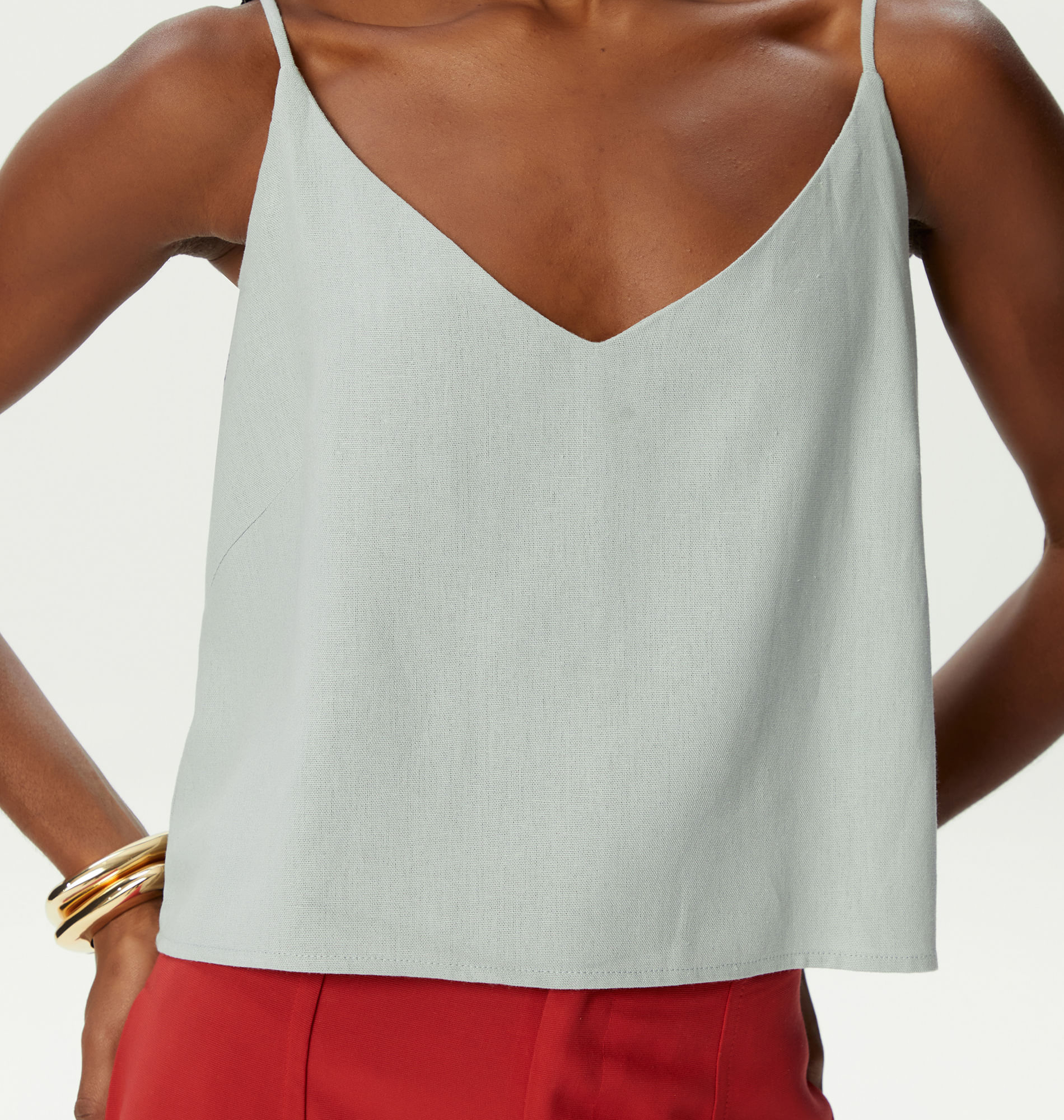 Blusa Alça Rolotê