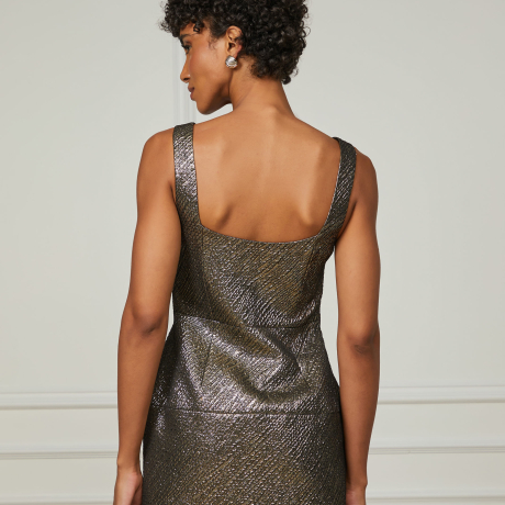 Vestido Curto Texturizado