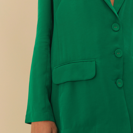 Blazer Alfaiataria Bolso