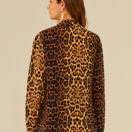 Blazer Ggt Estampa Guepardo