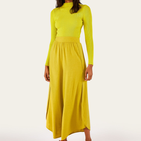 Blusa Básica Tricot Manga Longa