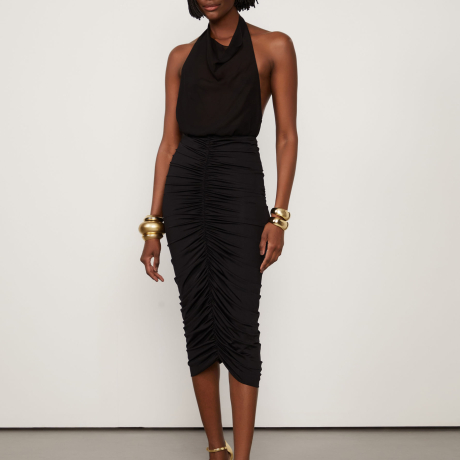 Body De Tule e Georgette Preto