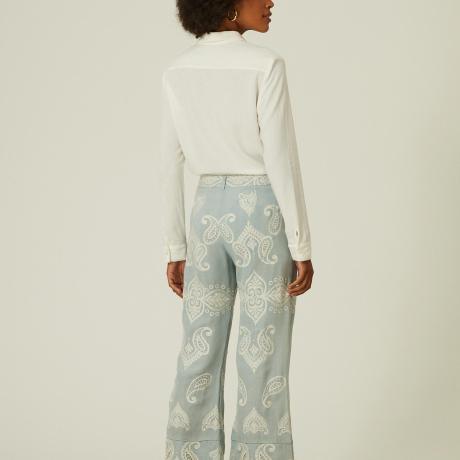 Calça Bordado Cristal Calça Bordado Cristal