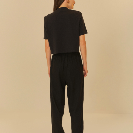 Calça Cenoura Detalhe Frente