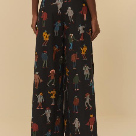 Calça Pantalona Groove Do Alfaiate Preto Calça Pantalona Groove Do Alfaiate Preto