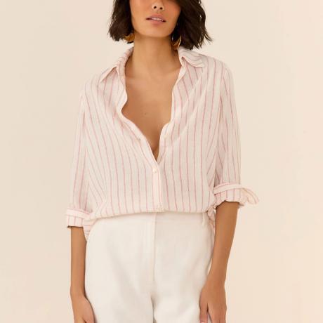 Camisa Listra Botões Frente