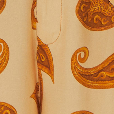 Regata Lenço Estampada Paisley Onça