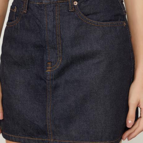 Saia Curta Jeans Box Raw Denim Saia Curta Jeans Box Raw Denim