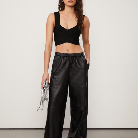 Top De Tricot Faixa Cruzado Basic