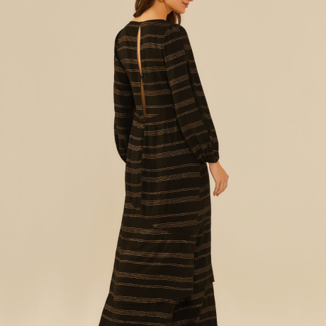 Vestido Longo Listra Lurex