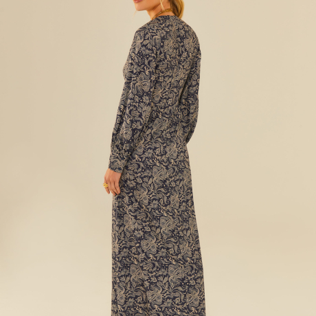 Vestido Midi Estampa Bangkok