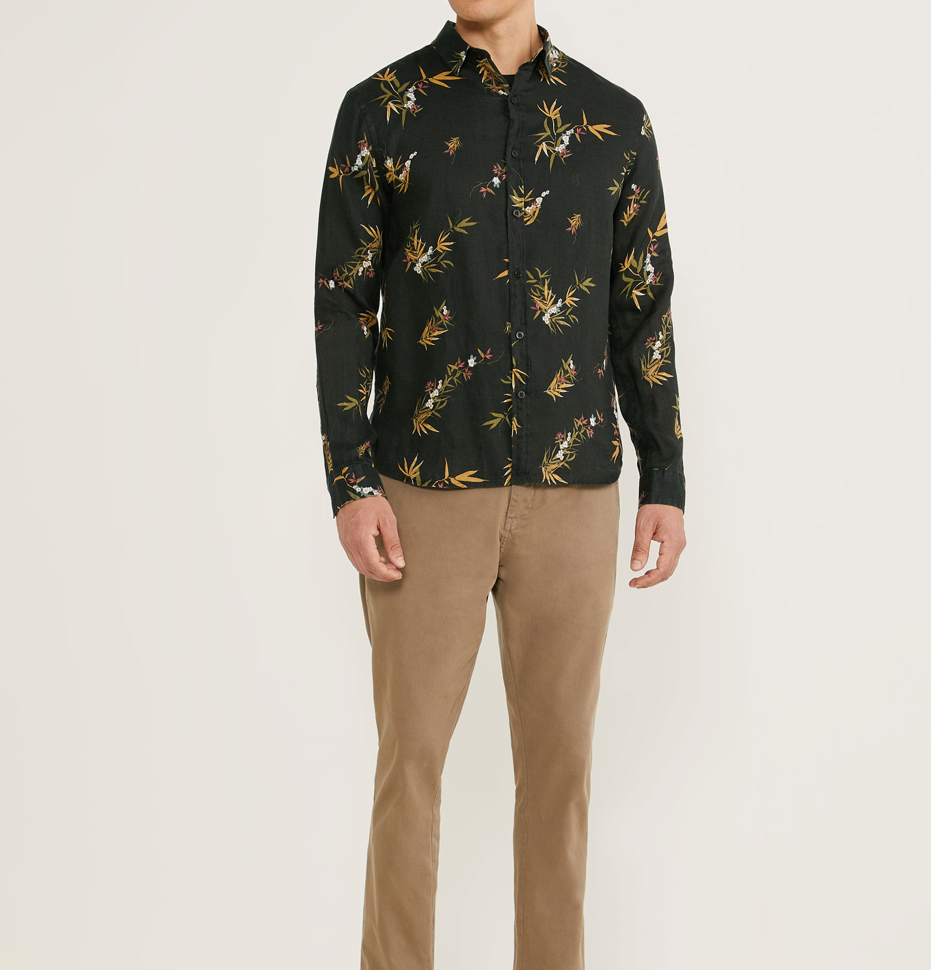 Camisa Ml Puro Linho Paraiso