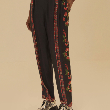 Calça Estampada Guaraná Coral
