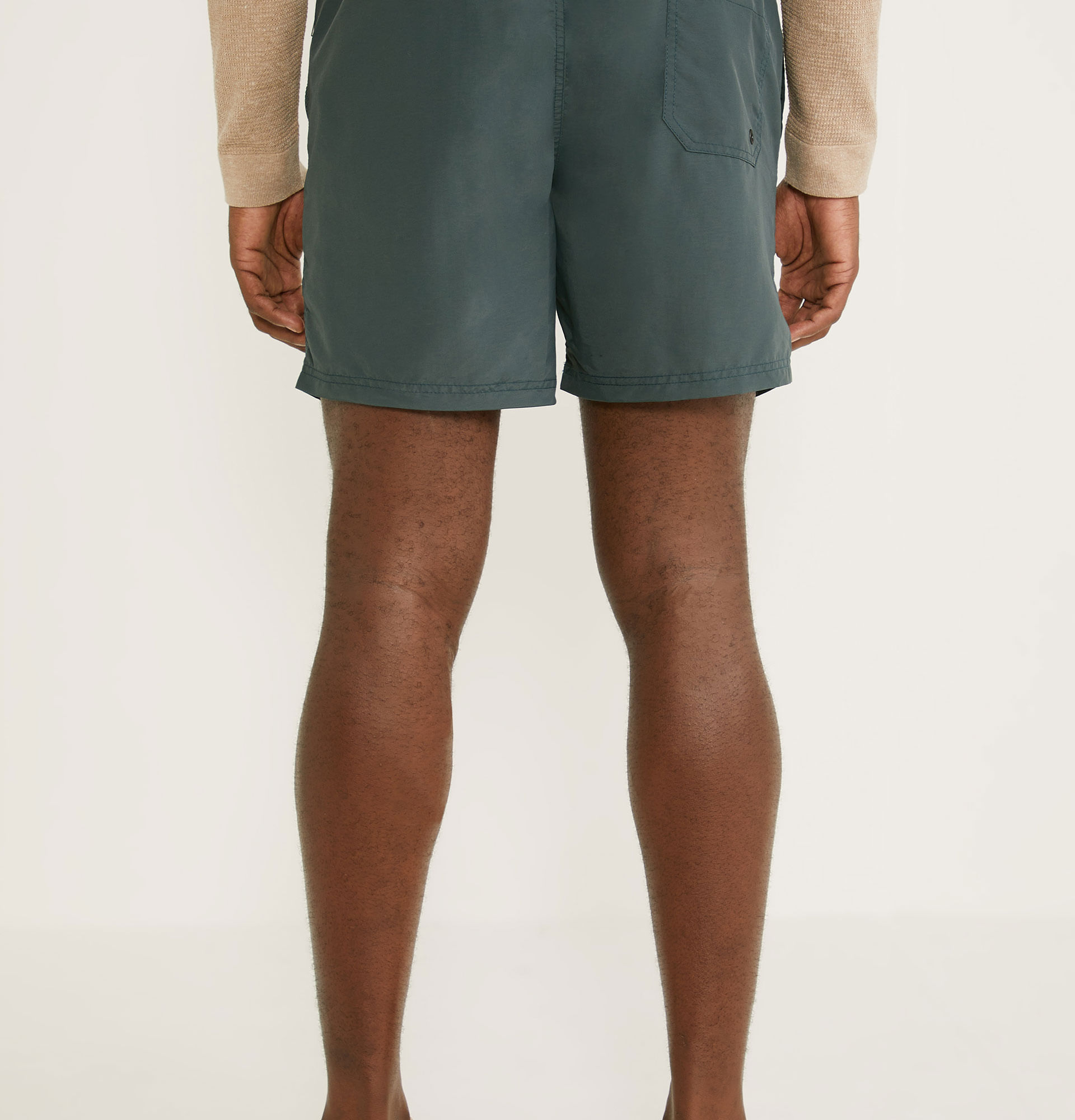 Short Elástico Ziper Short Elástico Ziper