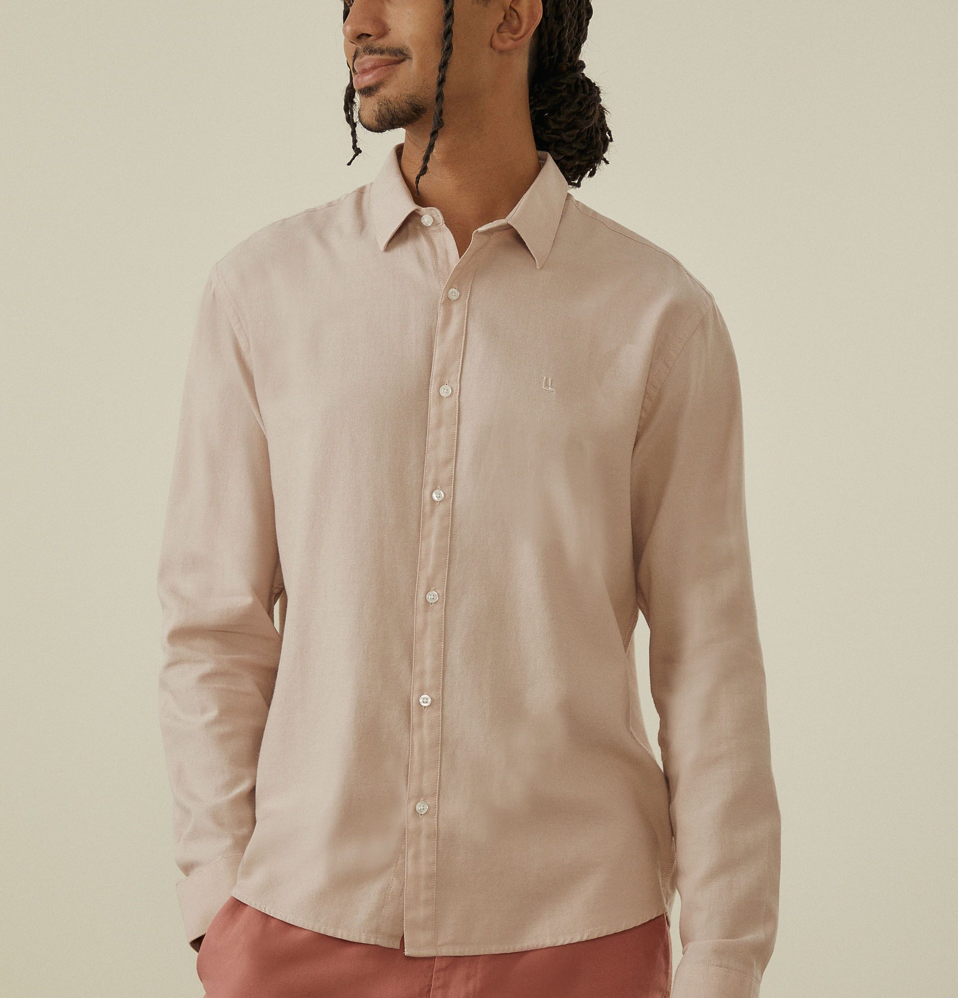 Camisa Manga Longa Oxford Coleção