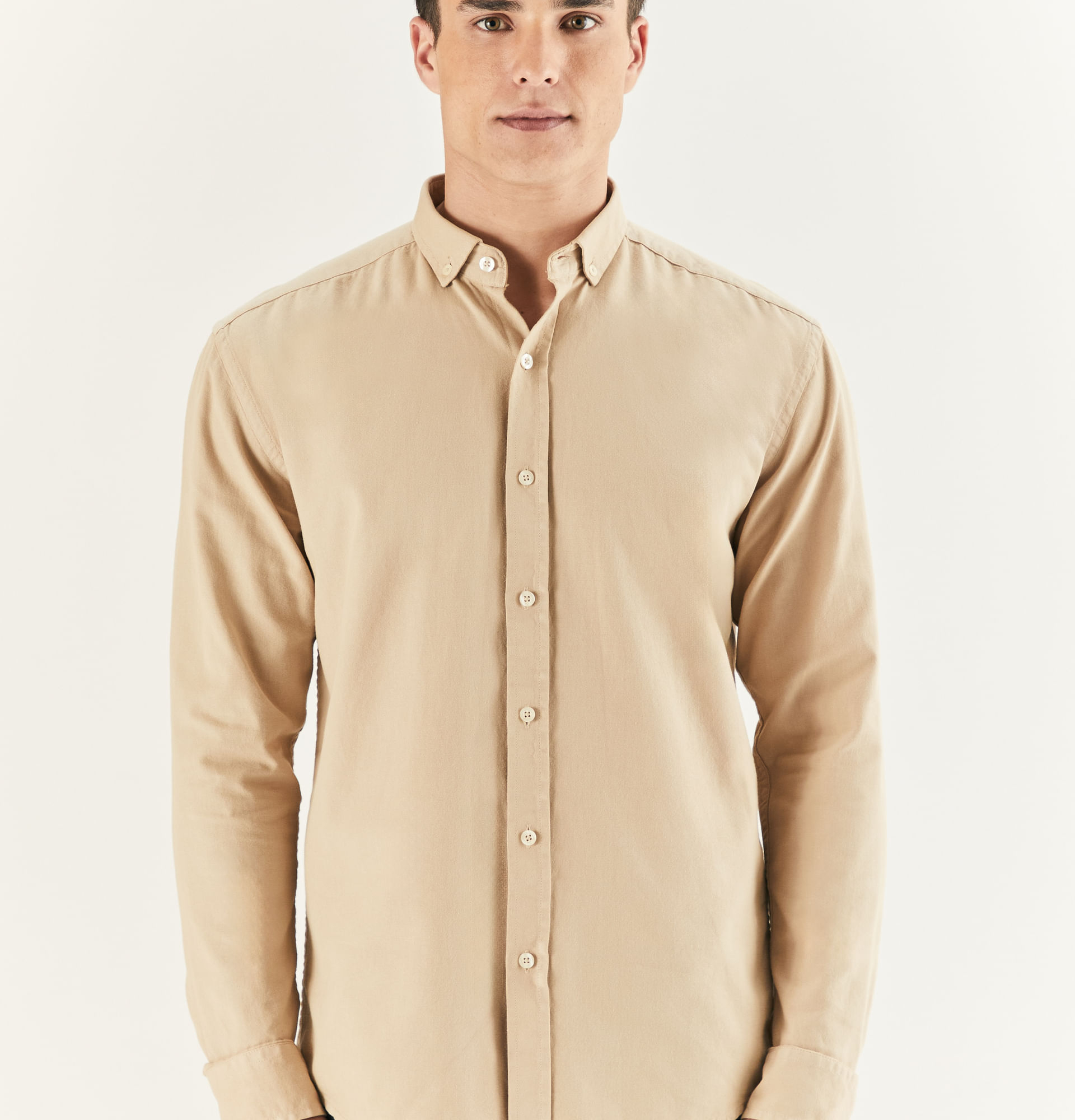 Camisa Manga Longa Oxford Soft