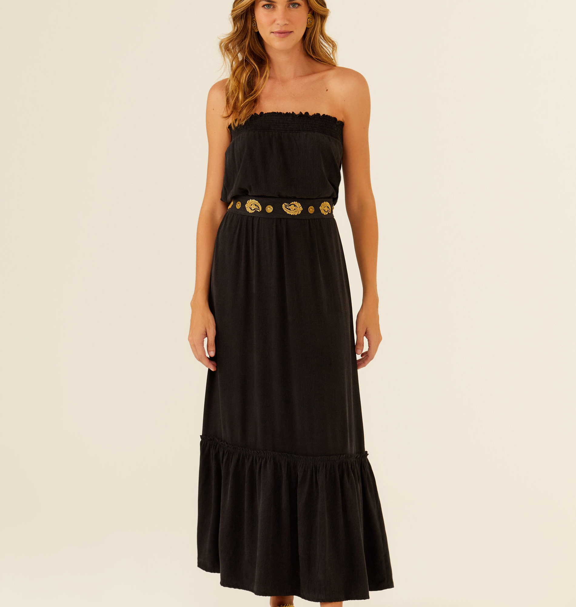 Vestido Midi Pala Lastex
