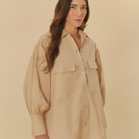 Camisa Bolso Manga Longa Camisa Bolso Manga Longa