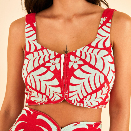 Blusa Cropped Abacainika