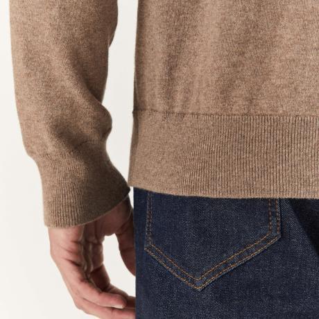 Casaco Tricot Gola v Florença Cotton Casaco Tricot Gola v Florença Cotton