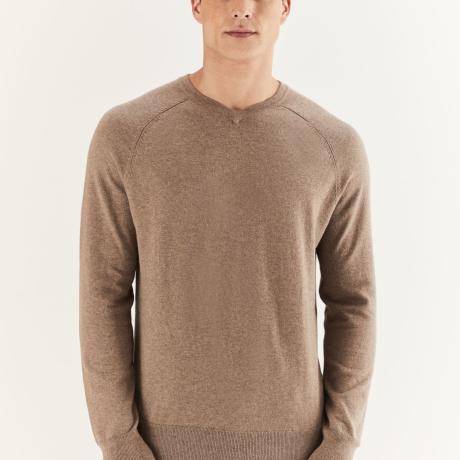 Casaco Tricot Gola v Florença Cotton Casaco Tricot Gola v Florença Cotton