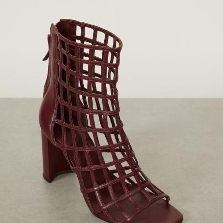 Ankle De Couro Tiras Ankle De Couro Tiras