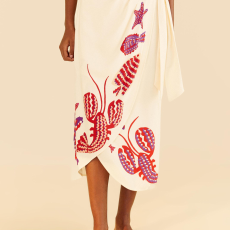 Saia Estampada Lagostin