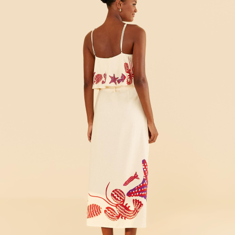 Saia Estampada Lagostin