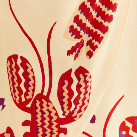 Saia Estampada Lagostin