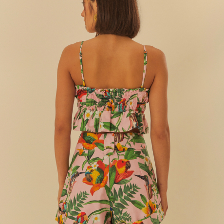 Short Estampado Colagem Brasil