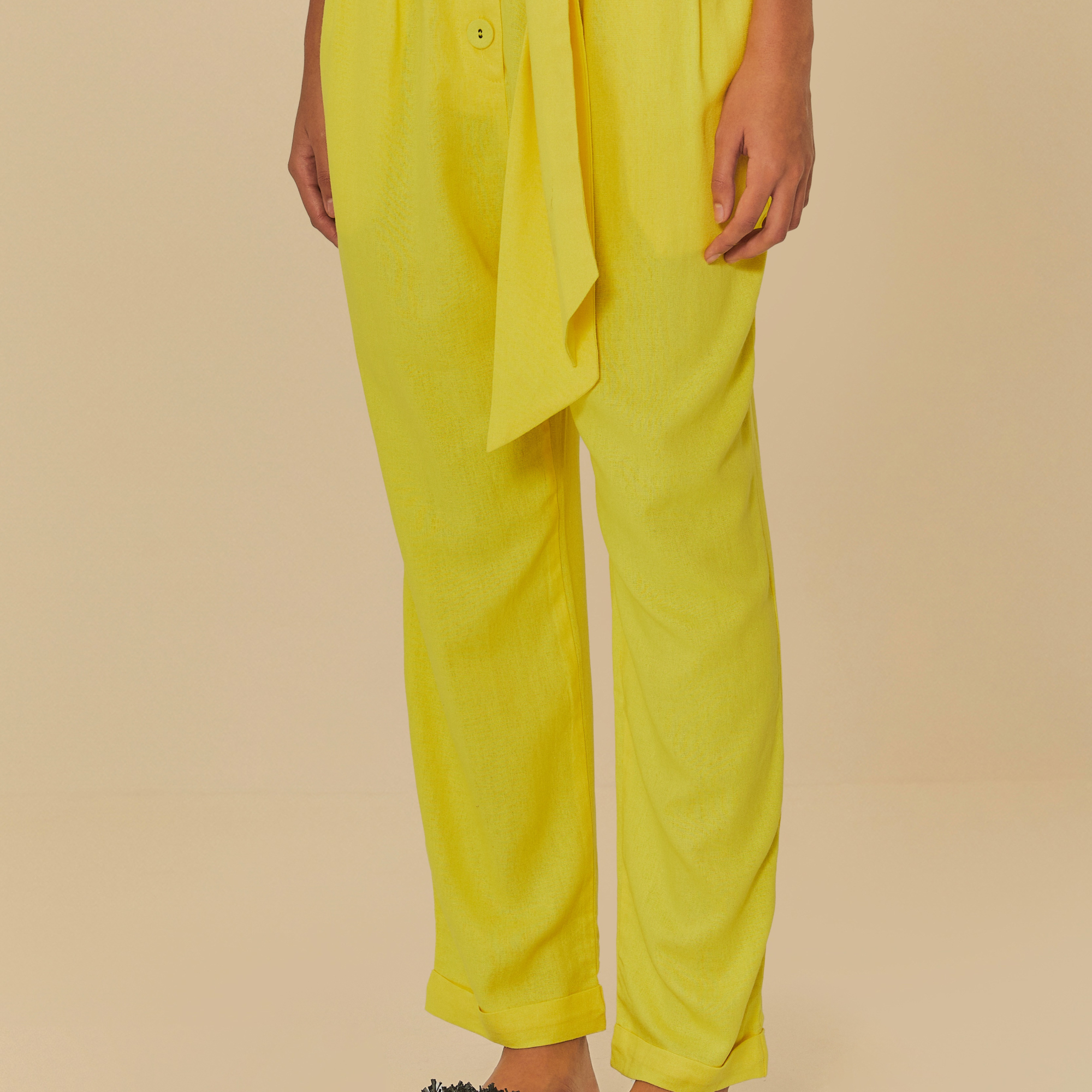 Calça Faixa Botões