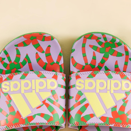 Adilette Adidas Sunny Palm Lilás
