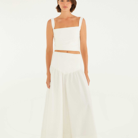 Blusa Decote Reto