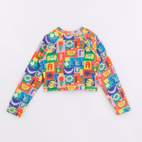Camiseta Uv Cropped Carimbo