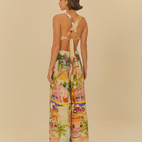 Macacão Pantalona Estampado Aracati